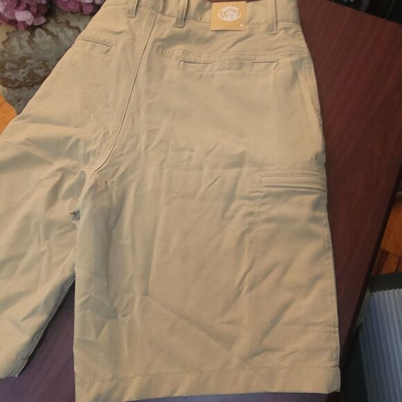 Men's Panama Jack Hybrid Shorts NEW 32W Tan *Stretch, Quick-Dry Easy Care Chino - Picture 2 of 16